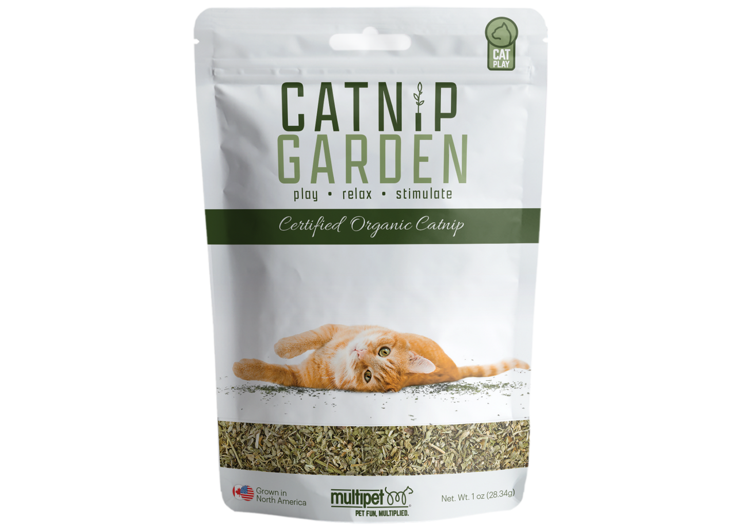 Multipet Catnip Garden Organic Catnip (1oz)
