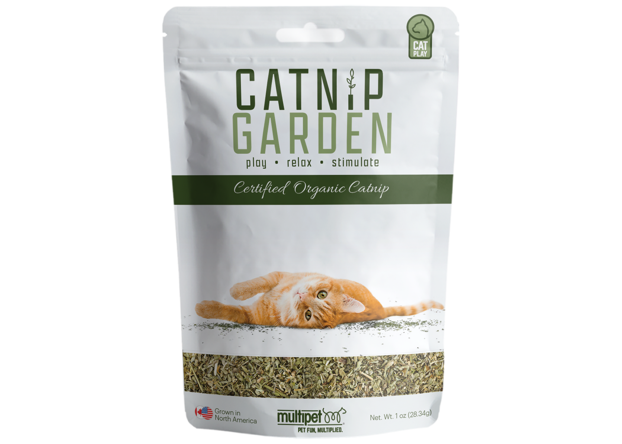 Multipet Catnip Garden Organic Catnip (1oz)