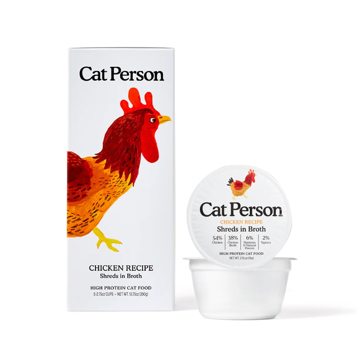 Chicken Shreds in Broth Cat Food