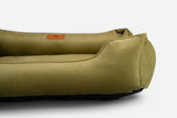 Chester & Lee | Vibrant Velvet Sleeper Dog Bed Olive