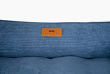 Chester & Lee | Fancy Corduroy Sleeper Dog Bed Blue