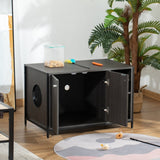 Hidden Cat Litter Box Enclosure