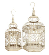 Cream Vintage Metal Birdcage