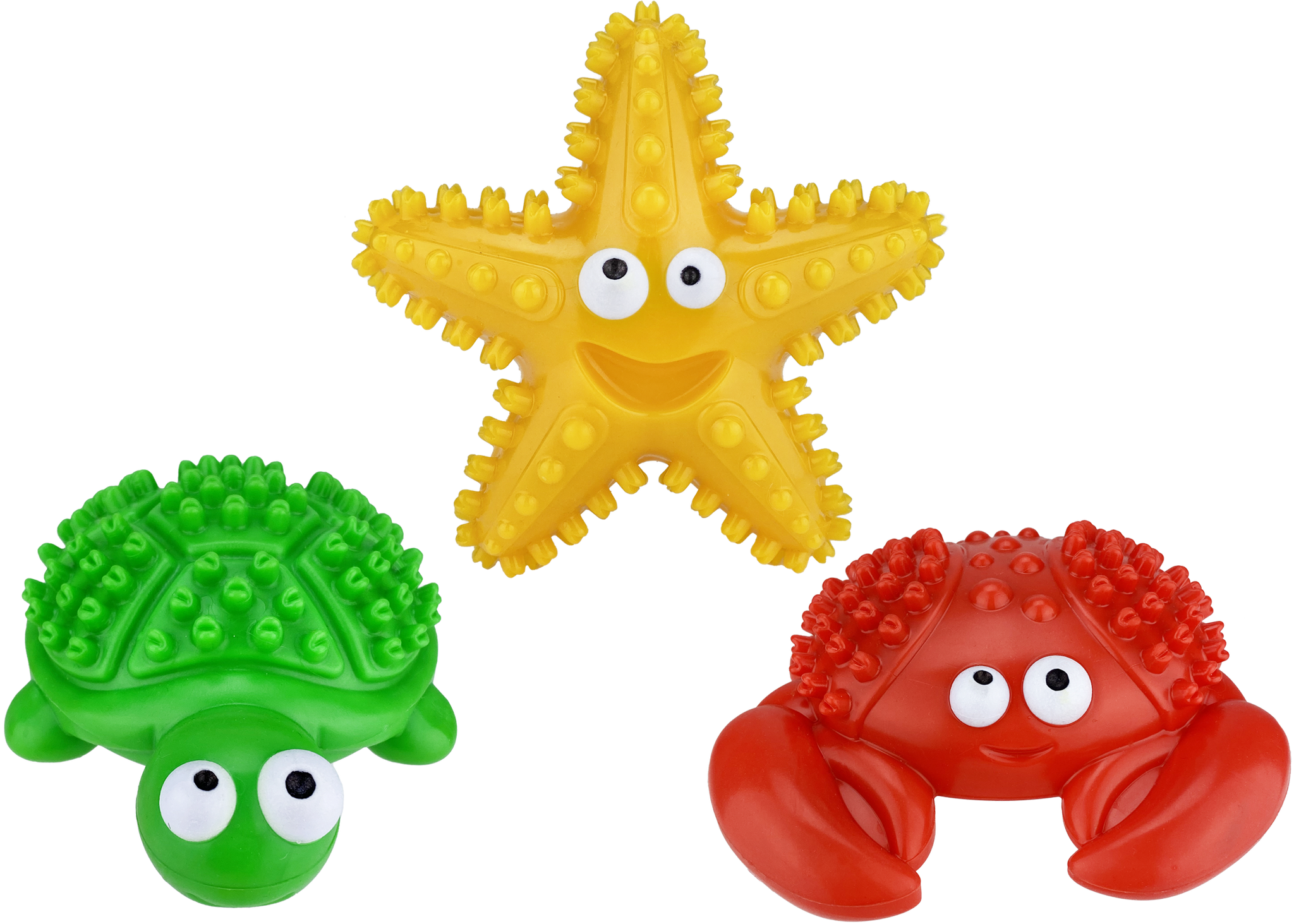 Multipet Deep Sea Teethers Assortment - Assorted Animals 6"