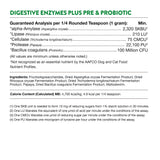 Naturvet Digestive Enzyme Powder Dog & Cat Supplement (8oz)