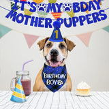 Dog Birthday Decorations Set Hat Bandana Bow Tie Banner Multi Size