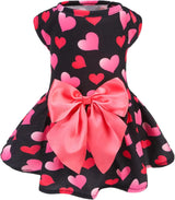 Dog Dress Cute Small Dog Outfit Cotton Puppy Clothes Breathable All Colors