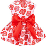 Dog Dress Cute Small Dog Outfit Cotton Puppy Clothes Breathable All Colors