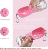 Dog Water & Food Bottle Portable 2in1 Dispenser Filter Leak Proof Travel Hiking