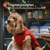 Pet Sweater Vest - Red