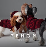 Pretzel Pet Sweater - Burgundy Red