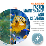 Flipper Edge 2 in 1 Floating Magnetic Aquarium Algae Cleaner (MAX)