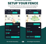 GPS Dog Collar Wireless Fence Training Waterproof App Control No Subscription