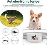 GPS Dog Collar Wireless Fence Training Waterproof App Control No Subscription