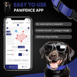 GPS Wireless Dog Fence Smart App Control Training Collar Adjustable Waterproof