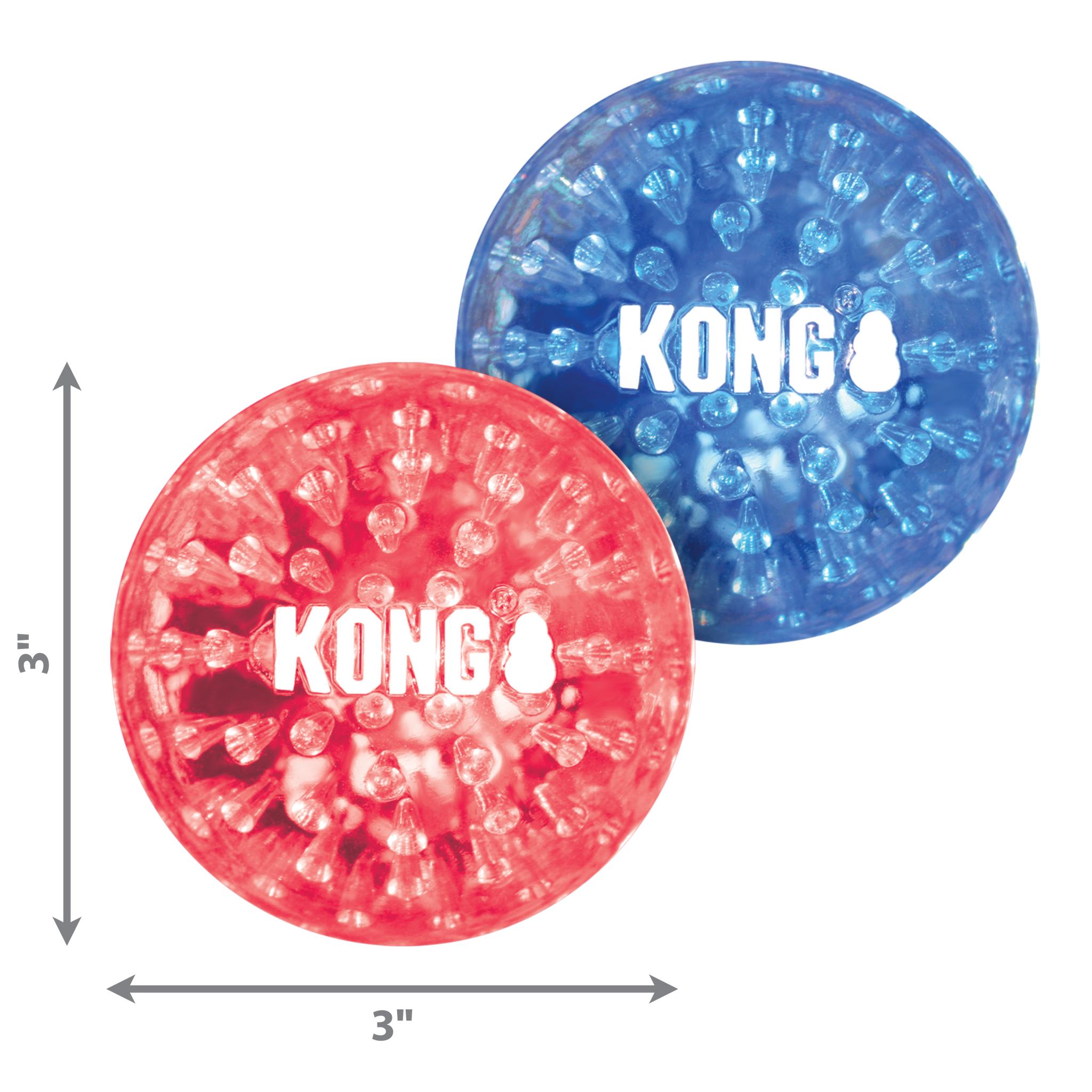 Kong Squeezz Geodz Large (2pk)