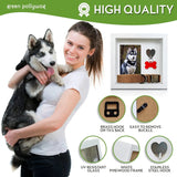 Green Pollywog Pet Memorial Shadowbox | Collar, Tag & Photo Keepsake