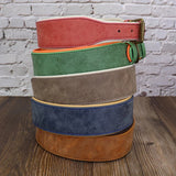 The Wide Luxe Collar - Padded Leather for Large Dogs