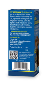 PetAG Pet Pecitillin Anti-Diarreha Medication for Dogs & Cats (4oz)