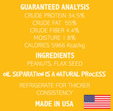Dogtastic Peanut Butter for Dogs with Flax Seed - Xylitol-Free | USA Made - 50% off