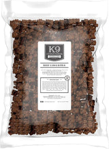 K9 Connoisseur Beef Lung Dog Treats 8 oz & 2.5 lb USA Single Ingredient Bulk