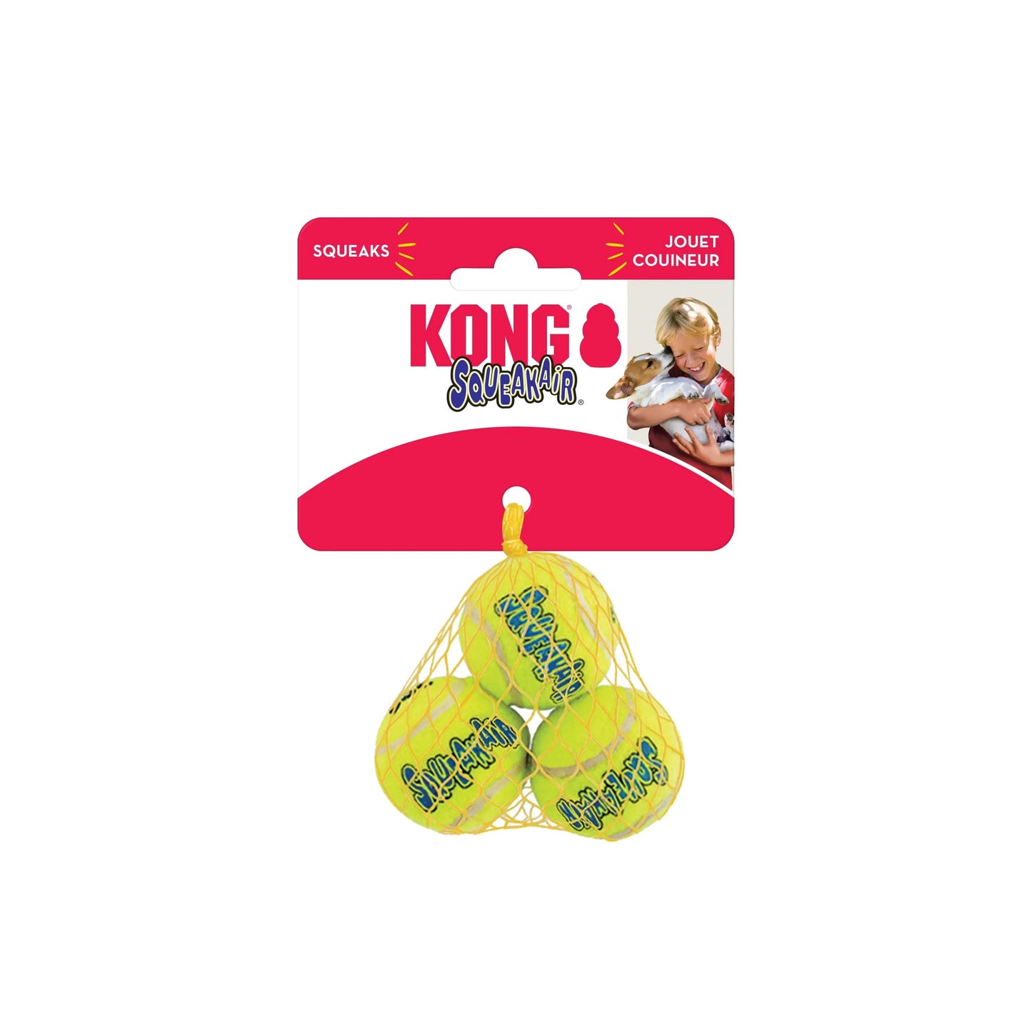 ® Squeakair® Balls Dog Toy, XS, 3-Pack