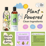 Kin+Kind Flea & Tick Dog Shampoo – Plant-Based Lavender Treatment, 12 oz
