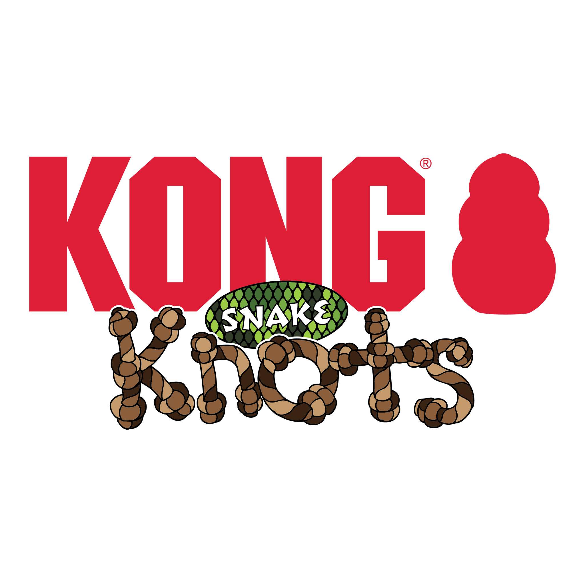 Kong Knots Snake Assorted Medium/Large