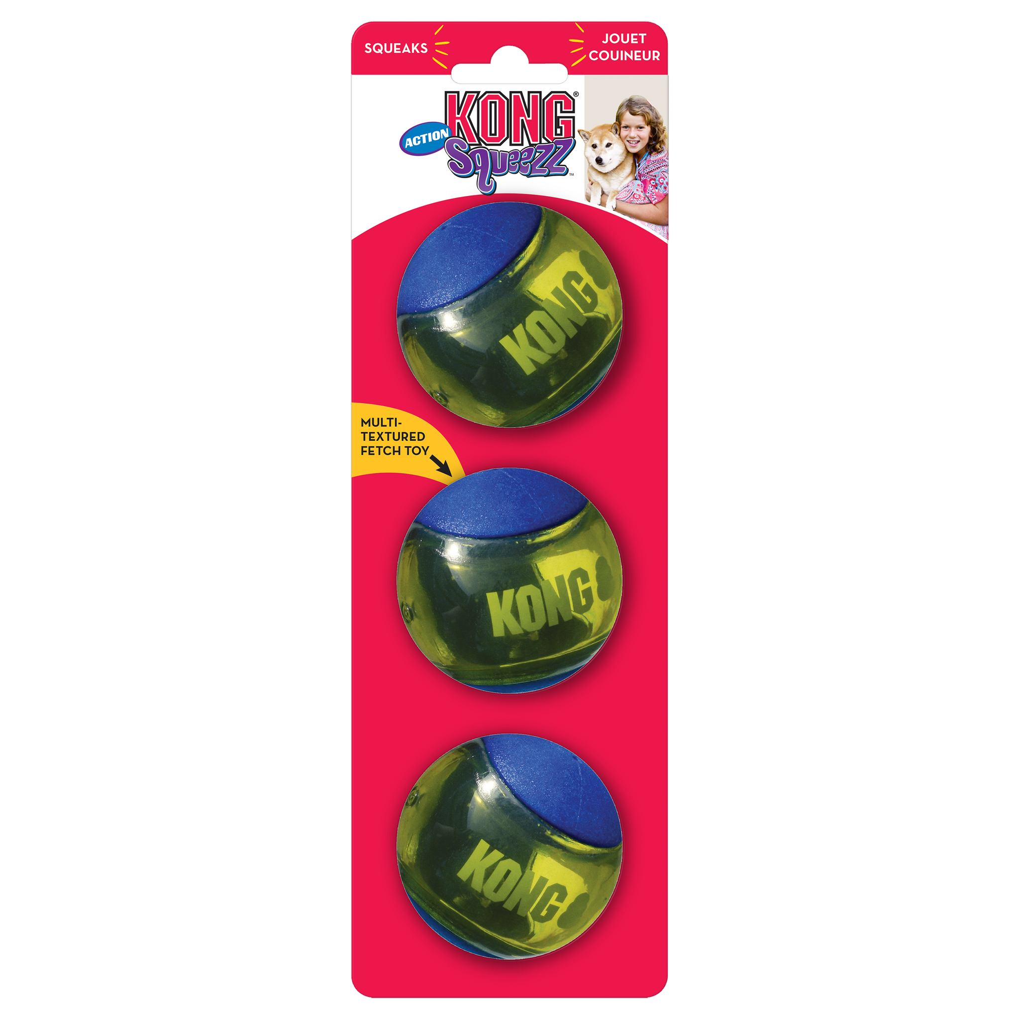 Kong Squeezz Action Ball Medium