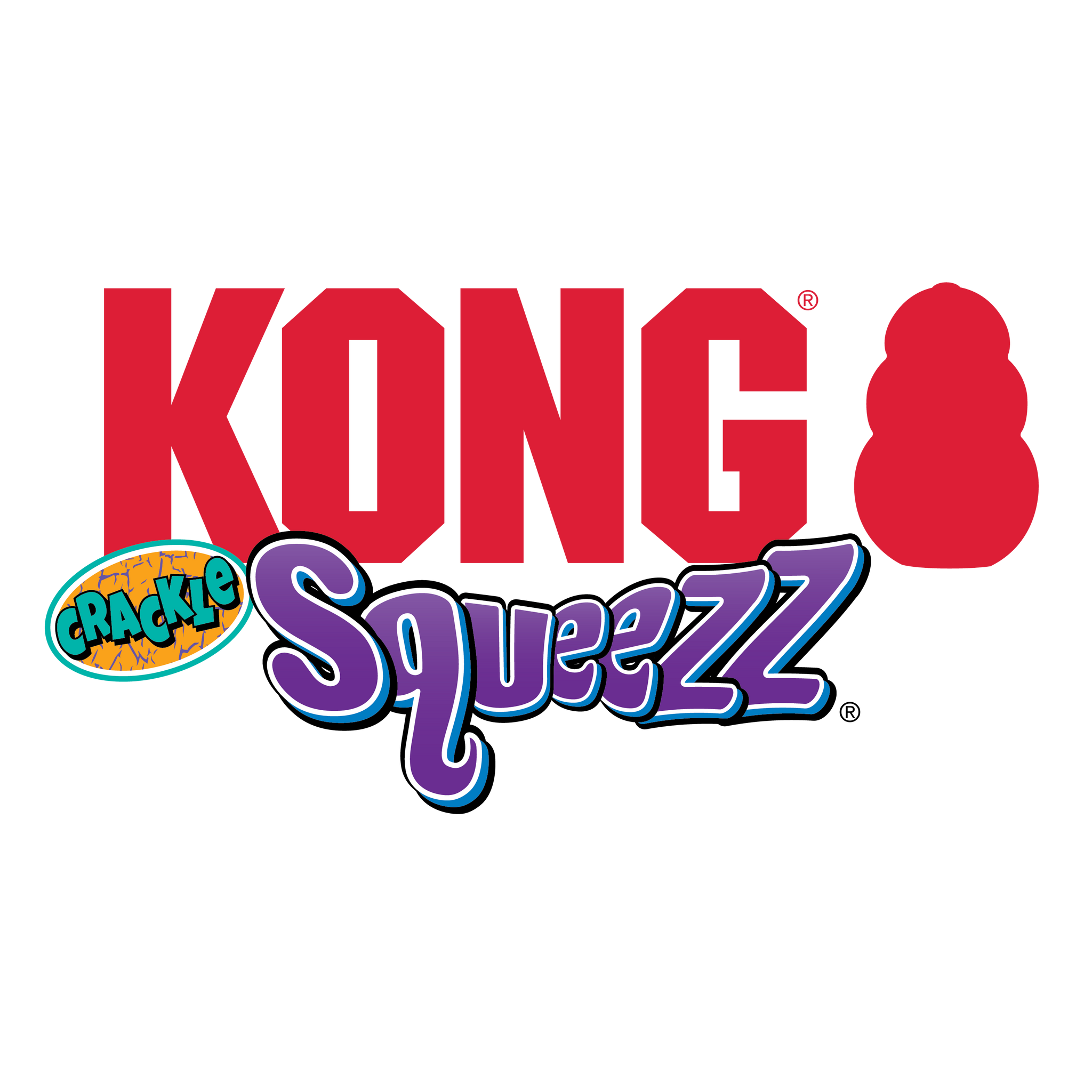 Kong Squeezz Crackle Ball