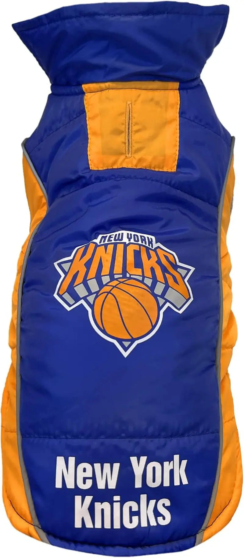 NBA Dog Puffer Vest Waterproof Winter Coat – Licensed Team Sports Jacket