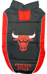 NBA Dog Puffer Vest Waterproof Winter Coat – Licensed Team Sports Jacket