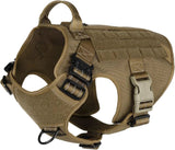 No-Pull Tactical Dog Harness with Handle –Heavy-Duty Adjustable Vest (all sizes)