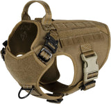 No-Pull Tactical Dog Harness with Handle –Heavy-Duty Adjustable Vest (all sizes)