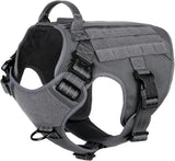 No-Pull Tactical Dog Harness with Handle –Heavy-Duty Adjustable Vest (all sizes)