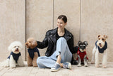 Reversible Dog Vest Jacket - Purple Caramel