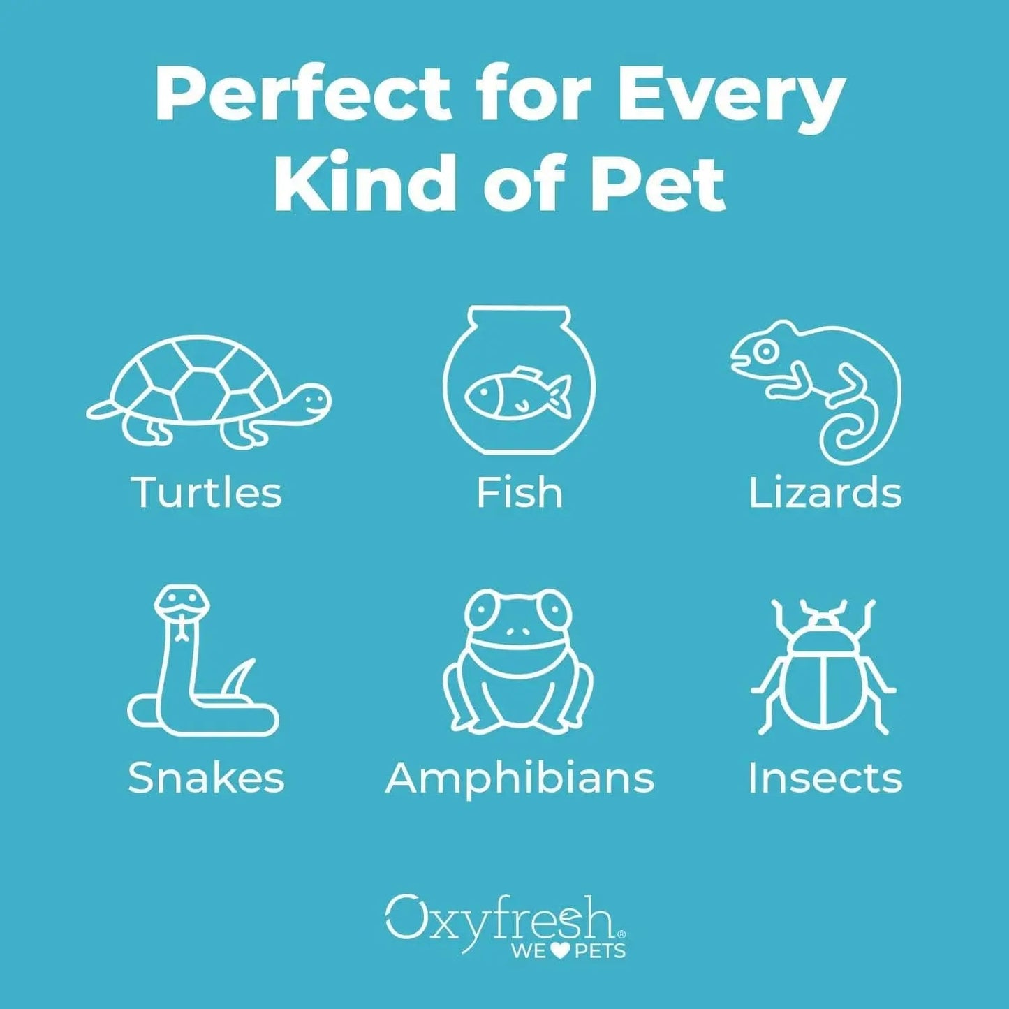 Oxyfresh Reptile & Amphibian Terrarium Cleaner Odor Eliminator Bleach Free