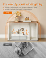 Litter Box Enclosure Modern Cat Litter Box Furniture Hidden