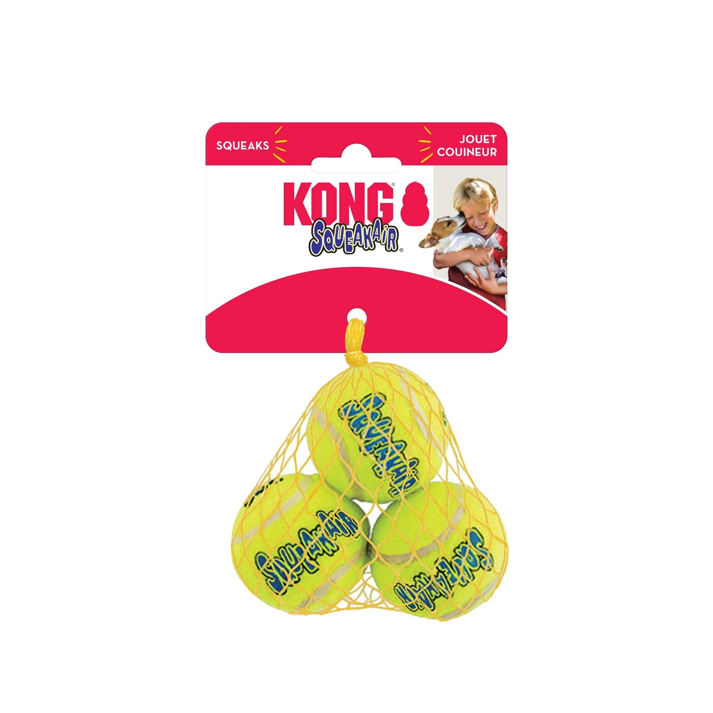 ® Squeakair® Balls Dog Toy, Small, 3-Pack