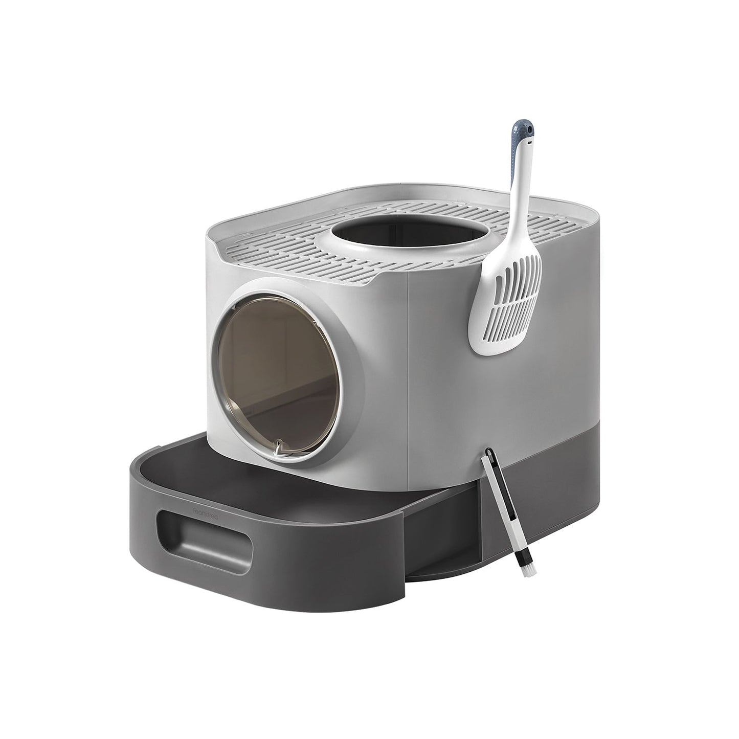 XL Enclosed Cat Litter Box with Slide-Out Tray