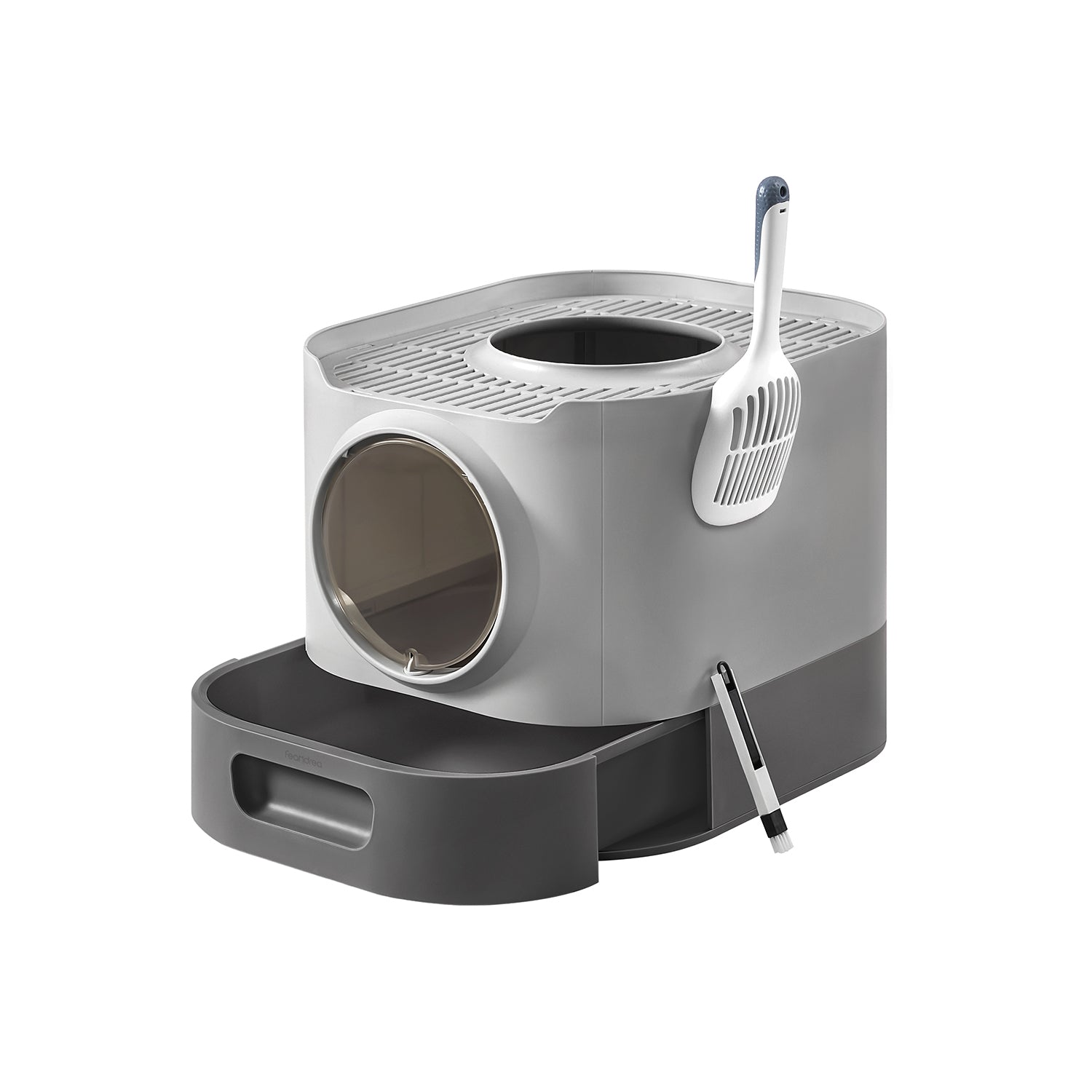 XL Enclosed Cat Litter Box with Slide-Out Tray