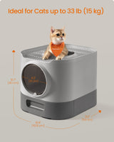 XL Enclosed Cat Litter Box with Slide-Out Tray