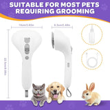 Pet Grooming Brush for Cats & Dogs- Self Cleaning Rechargeable Deshedding