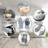 Pet Grooming Gloves – 5-Finger Deshedding & Bathing Brush Mitt for Dogs & Cats