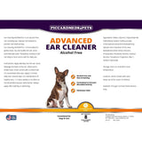 Piccardmeds4pets Advanced Ear Cleanser Alcohol Free for Dogs and Cats 8 oz. + FREE Bandana!