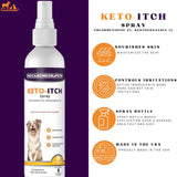 Piccardmeds4pets Keto-Itch Plus 2% Chlorhexidine + Keto 1% Medicated Spray 8 oz. + FREE Bandana!