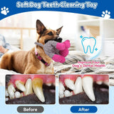 Plush Crinkle Squeaky Dog Toy for Small Medium & Large Dogs – Tough Chew