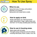 Poultry Spray - Plant Based All Natural Non-Toxic - By Premo Guard