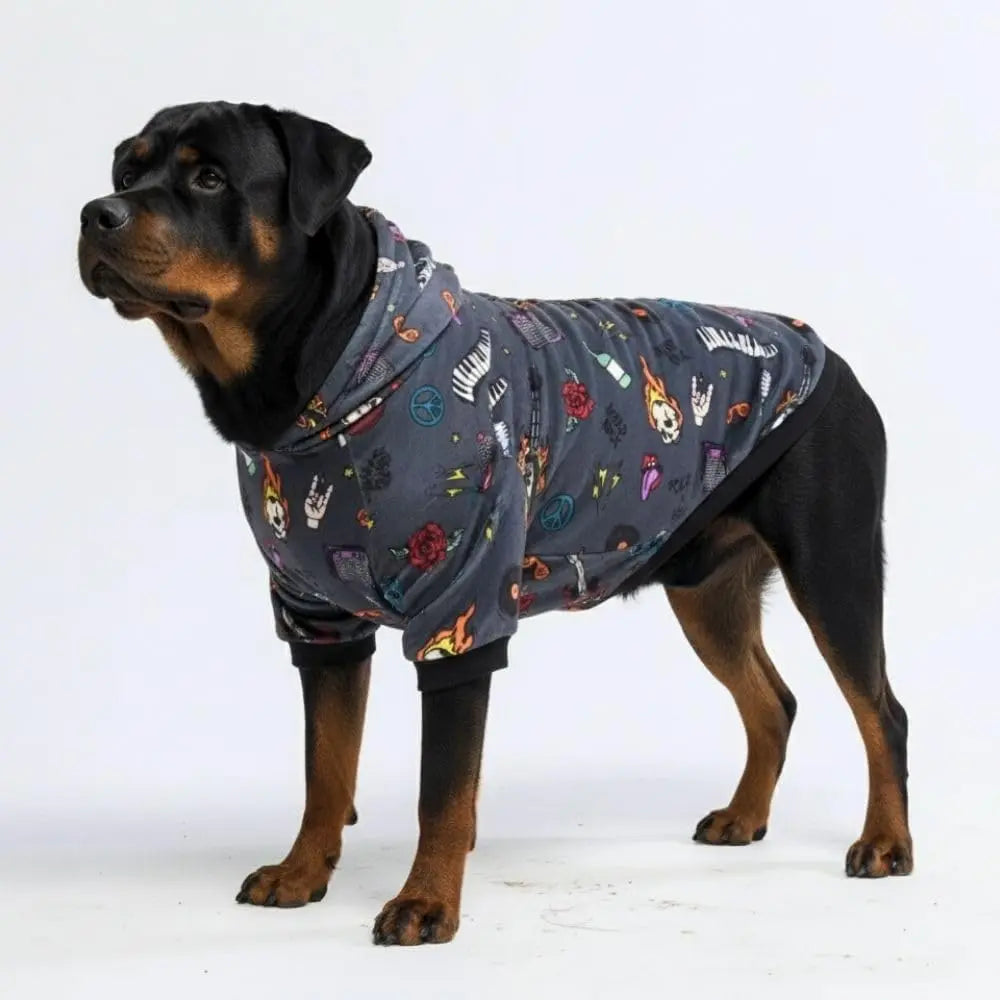 Premium Dog Hoodie – Soft Fleece Stretch Hoodie for Small to Large Dogs S–5XL