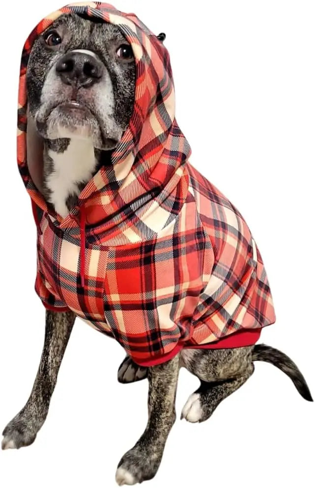Premium Dog Hoodie – Soft Fleece Stretch Hoodie for Small to Large Dogs S–5XL